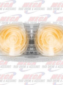 TIGER EYE 16 AMBER CLEAR LEDS