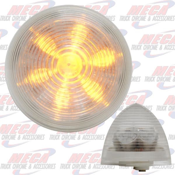 LGT BEEHIVE 2'' AMB CLEAR 9 DIODES