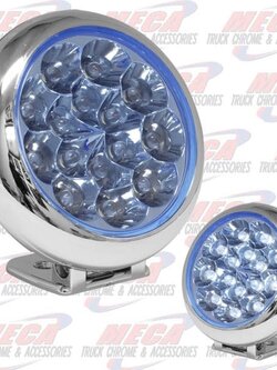 PLASTIC 3" WHITE LED LT