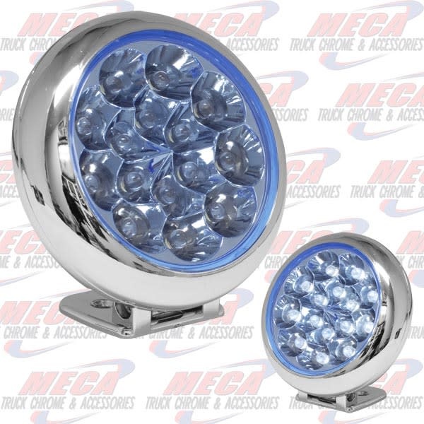 PLASTIC 3" WHITE LED LT