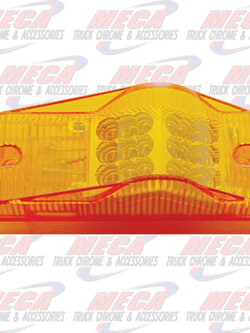 LIGHT MID TURN 18 LEDS REFLECT FLUSH MOUNT AMBER