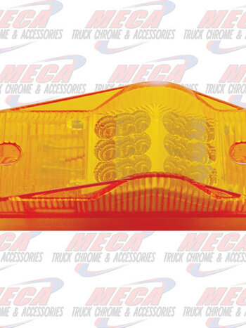 LIGHT MID TURN 18 LEDS REFLECT FLUSH MOUNT AMBER