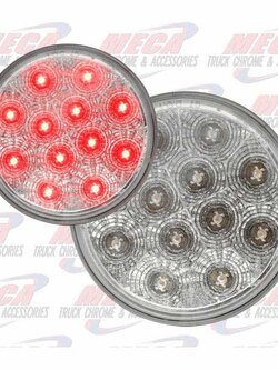 *** Use LLD6139 *** TURN TAIL 4'' RED CLR LED W/ NEW REFLECTIVE DESIGN