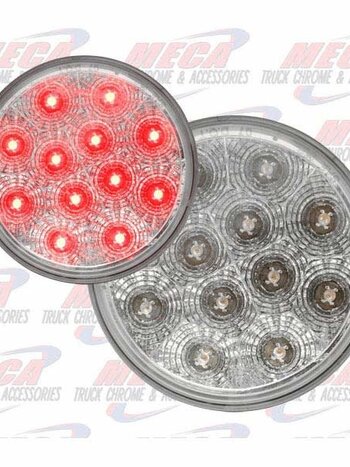 *** Use LLD6139 *** TURN TAIL 4'' RED CLR LED W/ NEW REFLECTIVE DESIGN