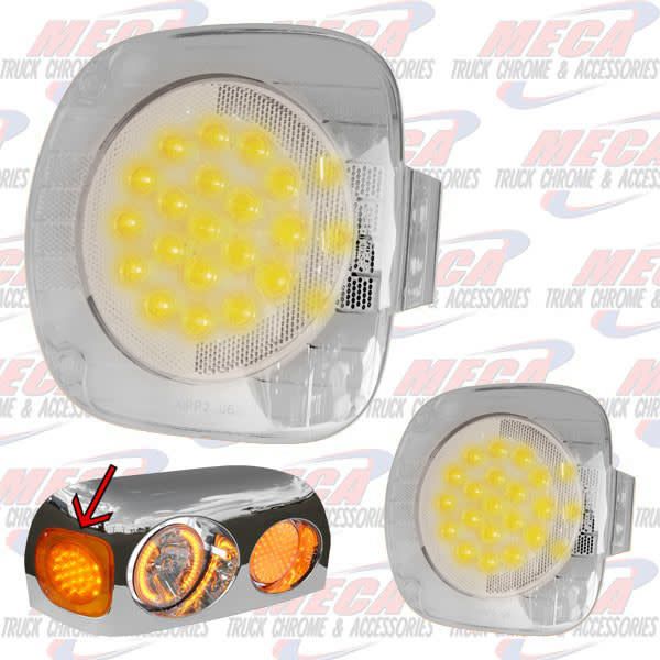 FRONT TURN SIGNAL FL CENTURY CLEAR FITS NEXT TO HDLT