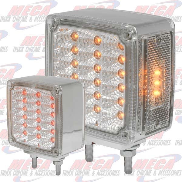 HOOD FENDER LED LT 2 BOLT W/ REFLECT CLR LEDS LEFT