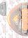 TURN SIG LED CLR AMB PB W CHOME BEZEL FOR DUAL HDL