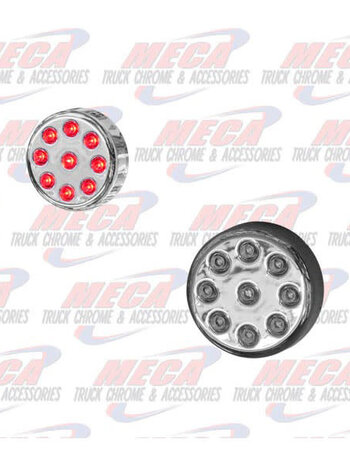 2'' LED RED CHROME CLEARANCE MARKER LIGHT