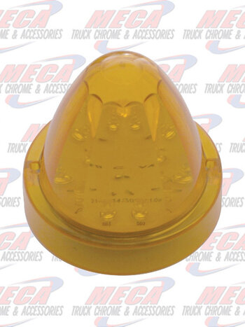 ROOF LIGHT BULLET 13 LED REPLACEMENT CAP AMBER