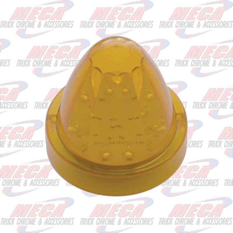 ROOF LIGHT BULLET 13 LED REPLACEMENT CAP AMBER