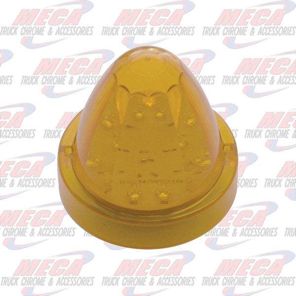 ROOF LIGHT BULLET 13 LED REPLACEMENT CAP AMBER
