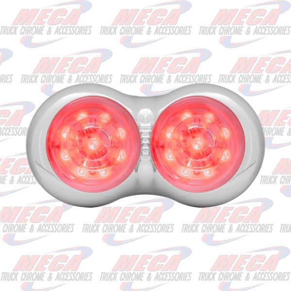 ZED DOUBLE BULLSEYE CLEAR RED LED 18 DIODES