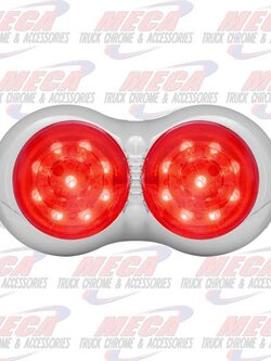 ZED DOUBLE BULLSEYE RED LED 18 DIODES