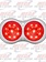 ZED DOUBLE BULLSEYE RED LED 18 DIODES
