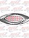 SIDE MARKER LT CHROME LED RED NEW SERIES