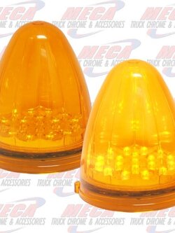CAB LIGHT REFLECTOR AMBER 19 LED