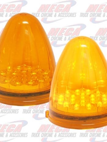 CAB LIGHT REFLECTOR AMBER 19 LED