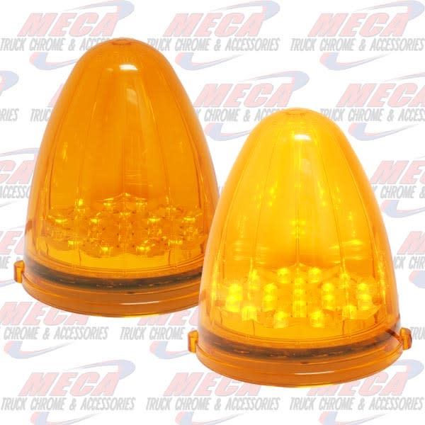 CAB LIGHT REFLECTOR AMBER 19 LED