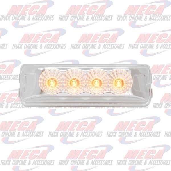 DUALLY AMBER CLEAR 4 LED LIGHT