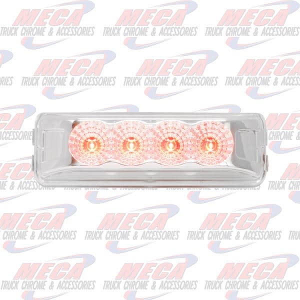 DUALLY RED CLEAR 4 LED LIGHT