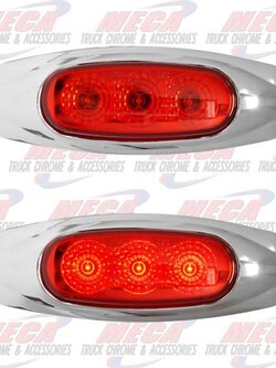 MARKER LIGHT RED 3 LED
