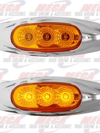 MARKER LIGHT AMBER 3 LED