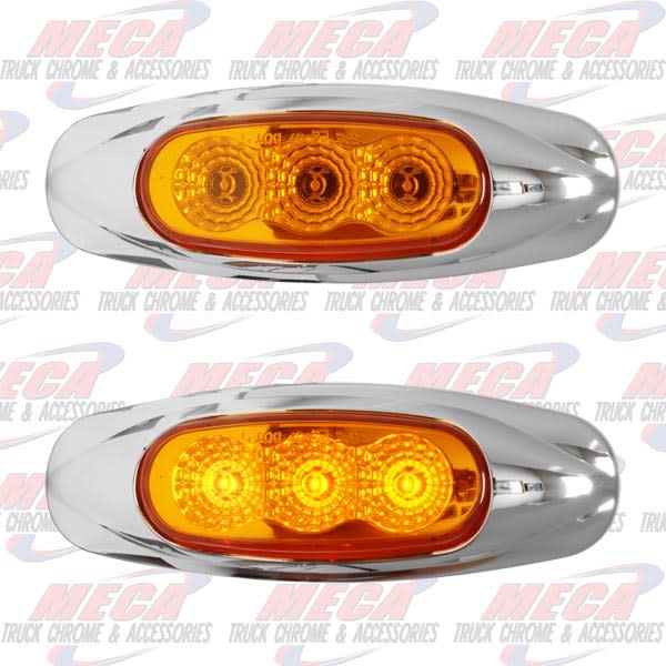 MARKER LIGHT AMBER 3 LED