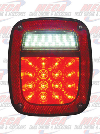 TAIL LIGHT OLD JEEP STYLE W/O LICENSE PLATE LIGHT