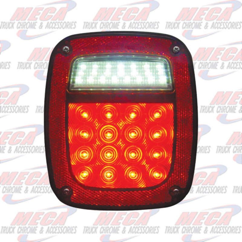 TAIL LIGHT OLD JEEP STYLE W/O LICENSE PLATE LIGHT