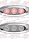MARKER LT W/ 3 CLR RED LED REFLECTIVE DESIGN SLIM