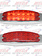 PB STYLE LIGHT LED RED 2-6 ROWS W/ REFLECTORS
