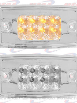 FL O.E.M. VISOR LED LIGHT W/ CLR  AMB REFLECTORS