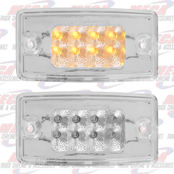 FL O.E.M. VISOR LED LIGHT W/ CLR  AMB REFLECTORS