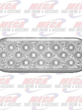 OVAL BACK UP LT W/ 10 WHITE LEDS