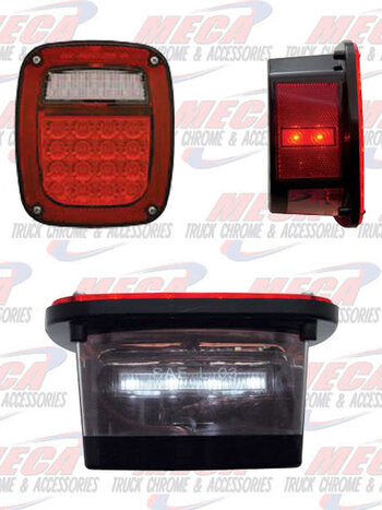 JEEP STYLE DRIVER SIDE LT W/ REFLECTORS W/ LIC LT