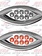 SIDE MARKER TURN CHROME LED RED NEW SERIES MINI