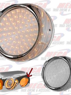 LED FL CENTURY PASSENGER SIDE DAYTIME RUNNING LIGHT CLEAR AMBER
