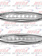 OVAL STRIP W/ 8 WHITE DIDOES