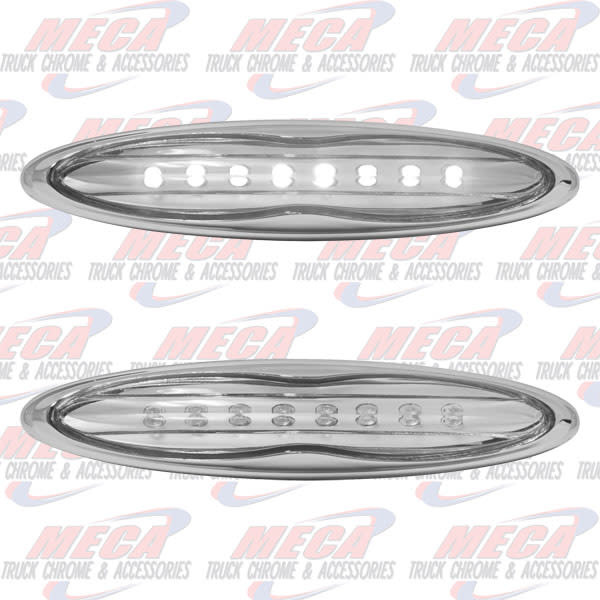 OVAL STRIP W/ 8 WHITE DIDOES