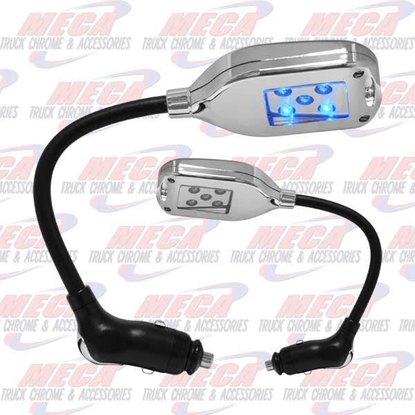 MAP LIGHT W/ 5 BLUE LEDS PLUGS INTO CIG LIGHTER