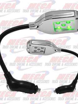 MAP LIGHT W/ 5 GREEN LEDS PLUGS INTO CIG LIGHTER