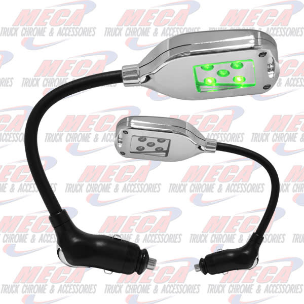 MAP LIGHT W/ 5 GREEN LEDS PLUGS INTO CIG LIGHTER