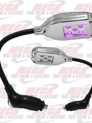 MAP LIGHT W/ 5 PURPLE LEDS PLUGS INTO CIG LIGHTER