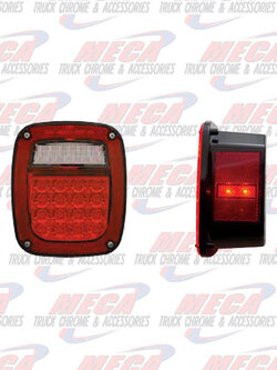 JEEP STYLE PASSENGER LT W/ REFLECTORS W/O LIC LT