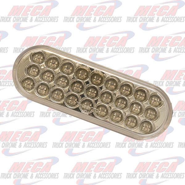 LED CLEAR CLEAR AMBER OVAL - USED FOR BB LIGHTS LTS