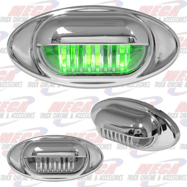 STEP & LICENSE PLATE LED LIGHT GREEN