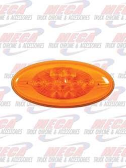** Discontinued ** FENDER LED PB 386 FRONT & TURN 9 DIODES AMBER / CLEAR (Use Item# M63122CH-YCL)