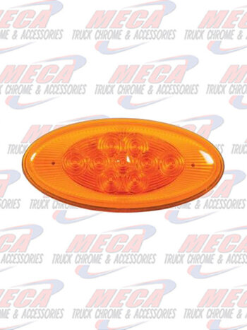 ** Discontinued ** FENDER LED PB 386 FRONT & TURN 9 DIODES AMBER / CLEAR (Use Item# M63122CH-YCL)