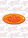 ** Discontinued ** FENDER LED PB 386 FRONT & TURN 9 DIODES AMBER / CLEAR (Use Item# M63122CH-YCL)