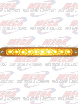 LIGHT BAR 10  AMBER LED'S ALL STOP TURN & TAIL